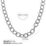 color: XL394S Silver Necklace