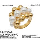 color: A083-Gold Ring -Size 8