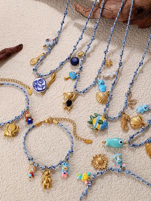 Seaside Holiday Bracelet Female Personality Design Versatile DIY Pendant Advanced Item