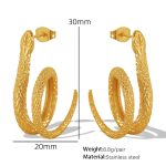 color: EH195 Gold Left/Right Earrings