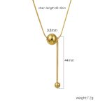 color: C-020 Gold Necklace