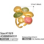 color: A588-Gold Ring / size: US 7