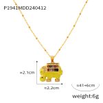 color: P1941-Gold Yellow Elephant