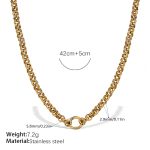 color: XL609G Gold Necklace