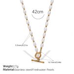 color: XL541WEG Freshwater Pearl Necklace