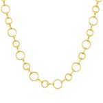 color: 5 Gold Large Hoop Ring