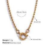 color: XL757G Gold Necklace