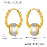 color: TXF211-Gold Earrings