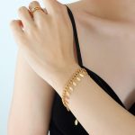 color: E256-Gold Bracelet -15+5cm