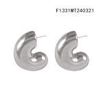 color: F1500-Steel Color Earrings