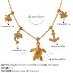 color: XL787CRG9 Multi-element Necklace