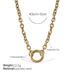 color: XL641G Gold Necklace
