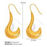 color: EH257 Gold Earrings