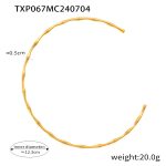 color: TXP067-Gold Necklace
