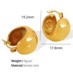 color: EH236 Gold Earrings