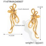 color: F1479-Gold Earrings