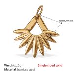 color: PJ246G Single-sided Solid Pendant