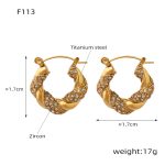 color: F113-Large Earrings