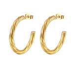 color: Plum Blossom Wire C Shape Gold MS-038