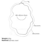 color: XL895S Double Layer Necklace
