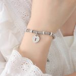 color: E400-Steel Color Bracelet -26cm
