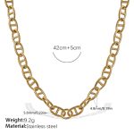 color: XL628G Gold Necklace
