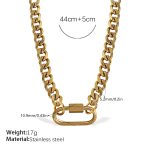 color: XL689G Gold Necklace