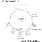 color: TXE445-Steel Color diy Pendant Bracelet 16+5cm