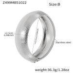 color: Z499-B Style Steel Color Bangle