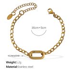 color: SL310G Gold Bracelet