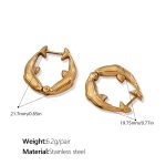 color: EH951G Gold Earrings