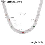 color: TXP144-Steel Color Necklace