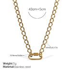color: XL683G Gold Necklace