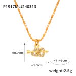 color: P1917-Gold Arrow Through Heart
