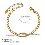 color: SL277G Gold Bracelet