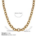 color: XL600G Gold Necklace