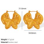 color: EH735 Gold Earrings
