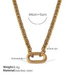 color: XL709G Gold Necklace
