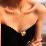 Simple round Pendant Necklace Stainless Steel 18K Real Gold Light Luxury Commuter Necklace All-Matching Accessories