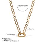 color: XL714G Gold Necklace
