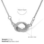 color: MYL10S Silver Sweater Chain