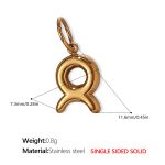 color: PJ431G4 Taurus Gold Solid Pendant