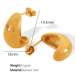 color: EH618 Gold Earrings