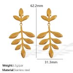 color: EH855G Gold Earrings