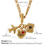 color: PJ836G-XL582G4.8MM Figaro Chain