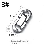 color: Jewelry Clasp 8# Fastened