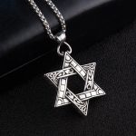 color: Hexagram +60cm Stainless Steel Chain