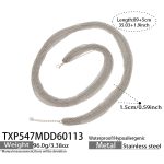 color: TXP547-Steel Color Necklace 89+5cm
