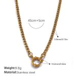color: XL731G Gold Necklace