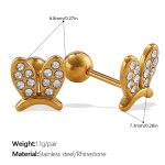 color: EH1243WEG Piercing Stud Earrings